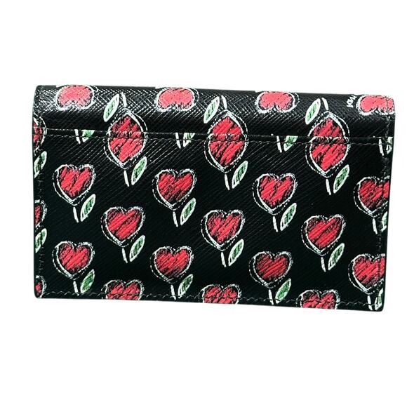 Prada Vitello Move Love Card Wallet Saffiano Leather - Picture 4 of 9